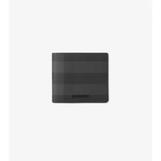 Portafoglio bifold sottile Check