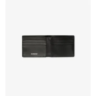 Portafoglio bifold sottile Check