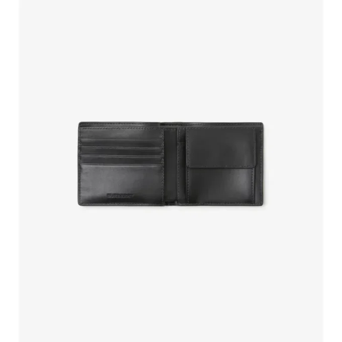 Portafoglio bifold sottile Check