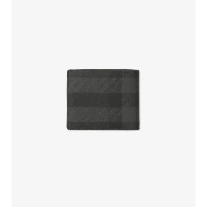 Portafoglio bifold sottile Check