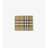 Portafoglio bifold sottile Check