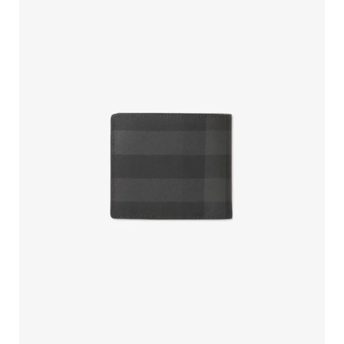 Portafoglio bifold sottile Check