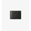 Portafoglio bifold sottile con motivo a quadri goffrato