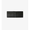 Portafoglio bifold sottile con motivo a quadri goffrato