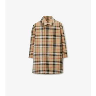 Reversible Gabardine Car Coat