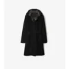 Reversible Wool Car Coat di media lunghezza