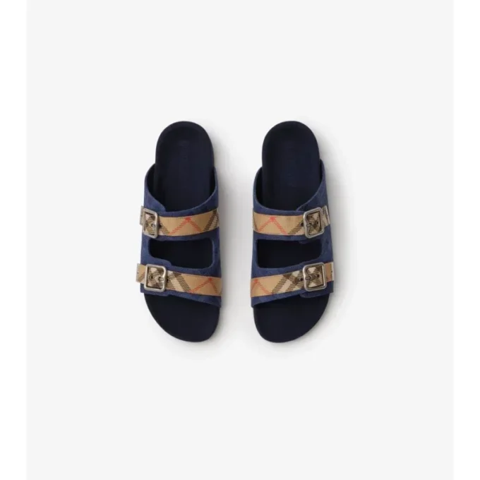 Sandali Urchin in Denim a quadri