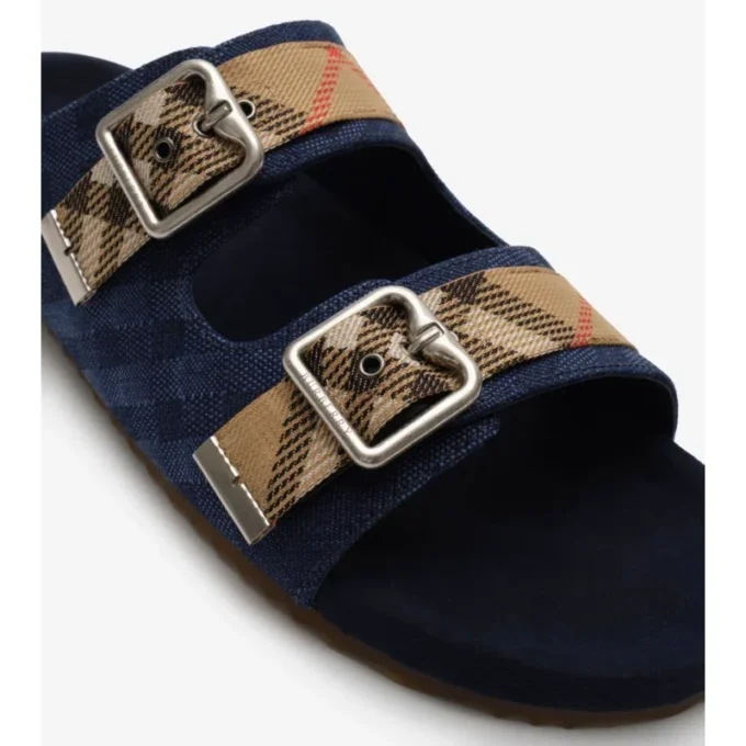 Sandali Urchin in Denim a quadri