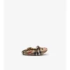 Scarpine in cotone con motivo Thomas Bear Check