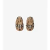 Scarpine in cotone con motivo Thomas Bear Check