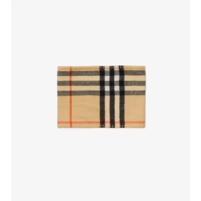 Sciarpa a quadri in cashmere