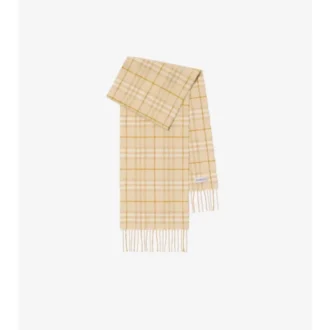 Sciarpa a quadri in misto cashmere