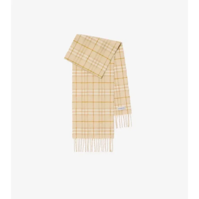 Sciarpa a quadri in misto cashmere