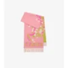 Sciarpa ampia in cashmere EKD con motivo floreale