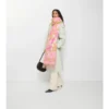 Sciarpa ampia in cashmere EKD con motivo floreale