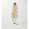 Sciarpa ampia in cashmere EKD con motivo floreale