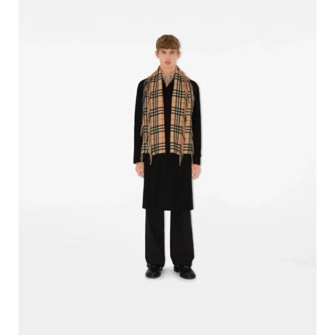 Sciarpa Check Cashmere Happy