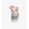 Sciarpa in cashmere a quadri a contrasto