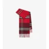 Sciarpa in cashmere a quadri a contrasto