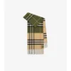 Sciarpa in cashmere a quadri a contrasto