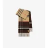 Sciarpa in cashmere a quadri a contrasto