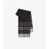 Sciarpa in cashmere a quadri a contrasto