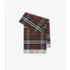 Sciarpa in cashmere a quadri larghi