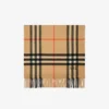 Sciarpa in cashmere a quadri larghi