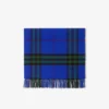 Sciarpa in cashmere a quadri larghi