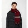 Sciarpa in cashmere a quadri larghi