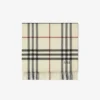 Sciarpa in cashmere a quadri larghi