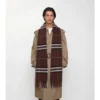Sciarpa in cashmere a quadri larghi