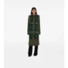 Sciarpa in cashmere a quadri larghi
