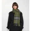 Sciarpa in cashmere a quadri larghi