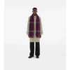 Sciarpa in cashmere a quadri larghi