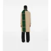 Sciarpa in cashmere a quadri larghi