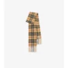 Sciarpa in cashmere a quadri stretti