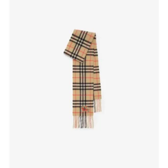 Sciarpa in cashmere a quadri stretti