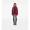 Sciarpa in cashmere a quadri stretti