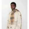 Sciarpa in cashmere a quadri stretti