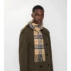 Sciarpa in cashmere a quadri stretti