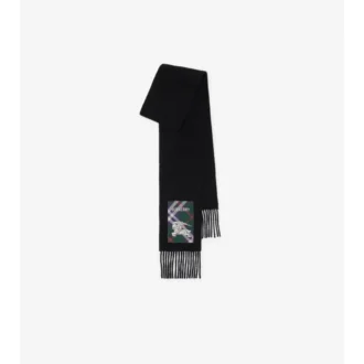 Sciarpa in cashmere Check Label