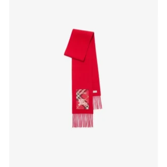 Sciarpa in cashmere Check Label