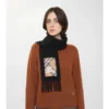 Sciarpa in cashmere Check Label