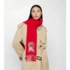 Sciarpa in cashmere Check Label