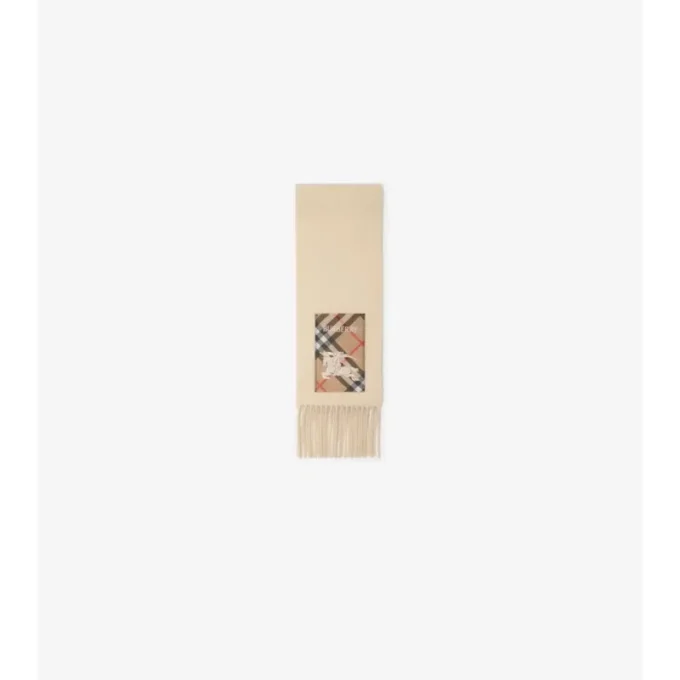 Sciarpa in cashmere Check Label