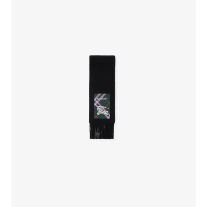 Sciarpa in cashmere Check Label
