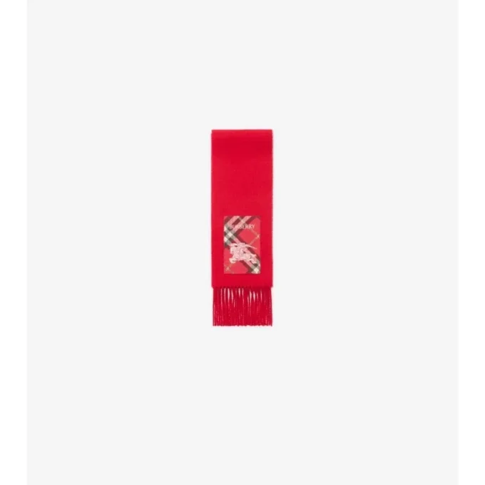 Sciarpa in cashmere Check Label