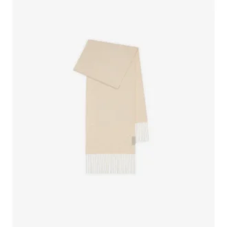 Sciarpa in cashmere con ciondolo a B