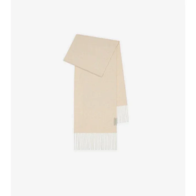Sciarpa in cashmere con ciondolo a B